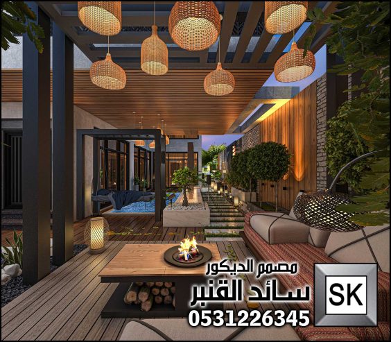 مصمم لاندسكيب منزلي محترف في الرياض