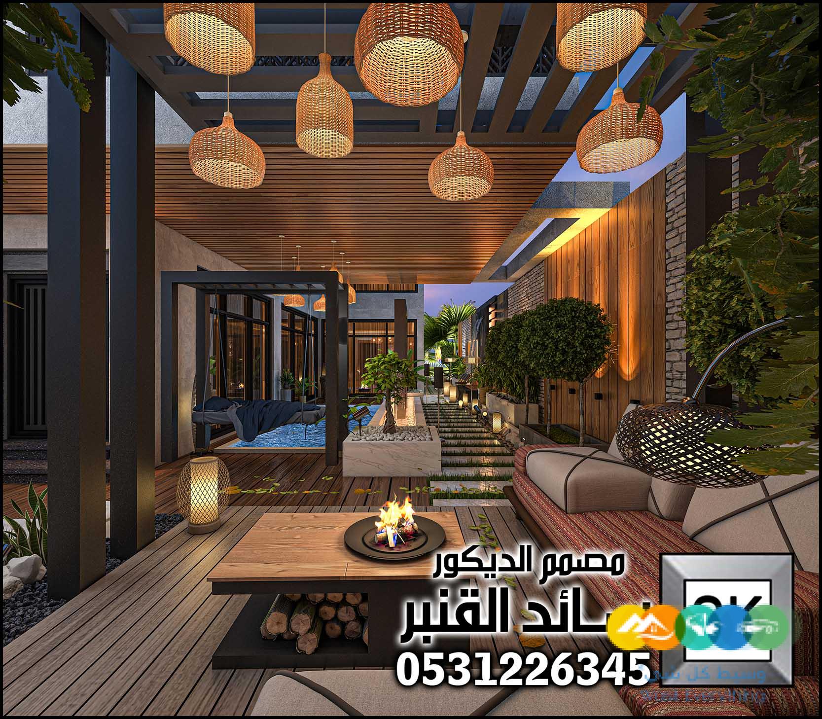 مصمم لاندسكيب منزلي محترف في الرياض