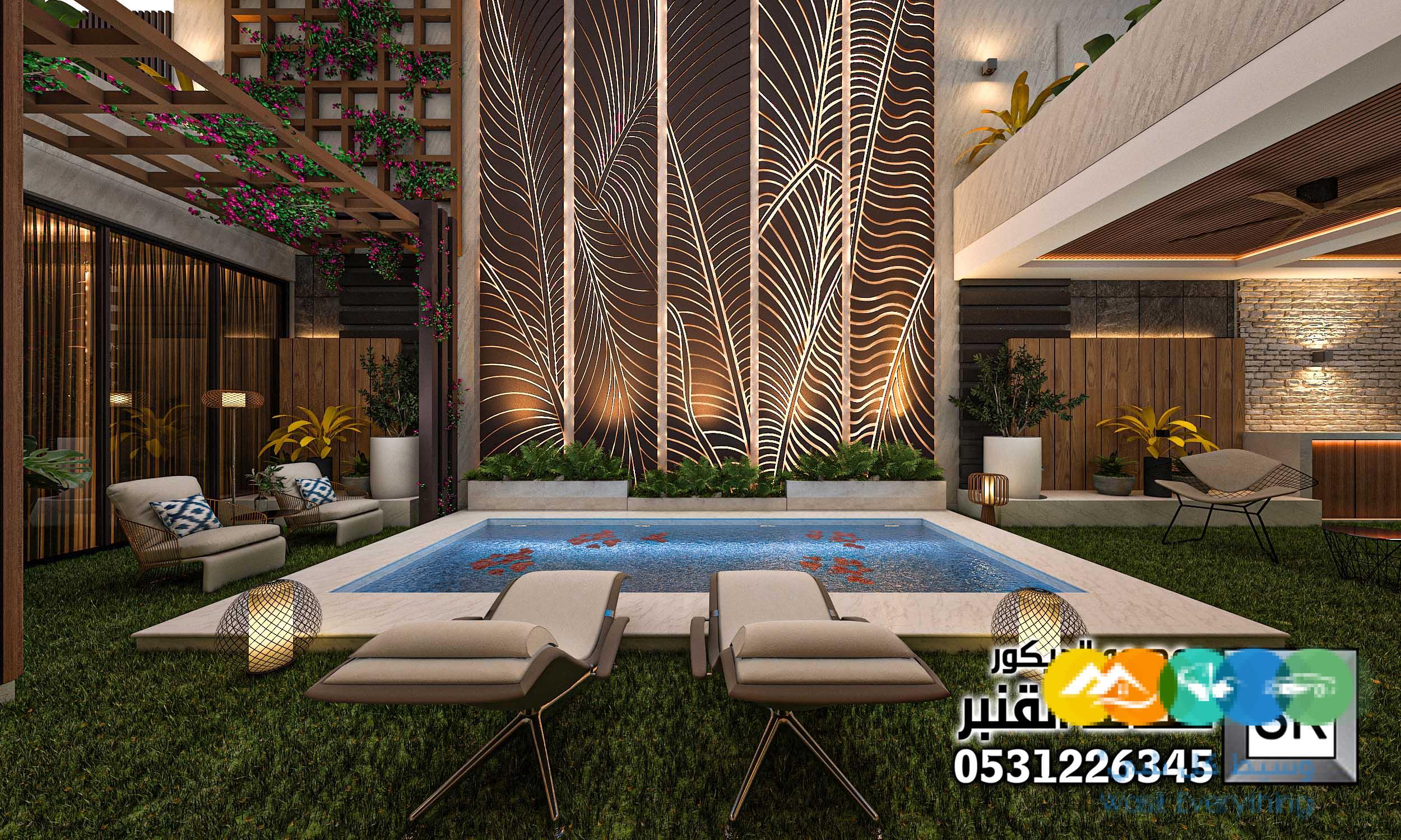 مصمم لاندسكيب منزلي محترف في الرياض