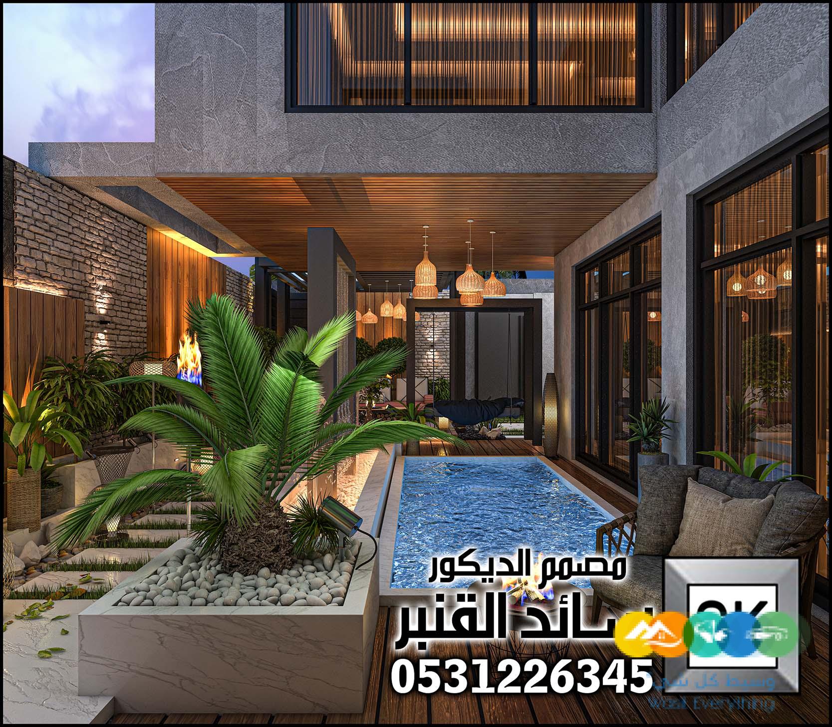 مصمم لاندسكيب منزلي محترف في الرياض