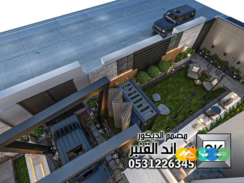 ترميم واجهة و حديقة فيلا في ام الحمام بالرياض