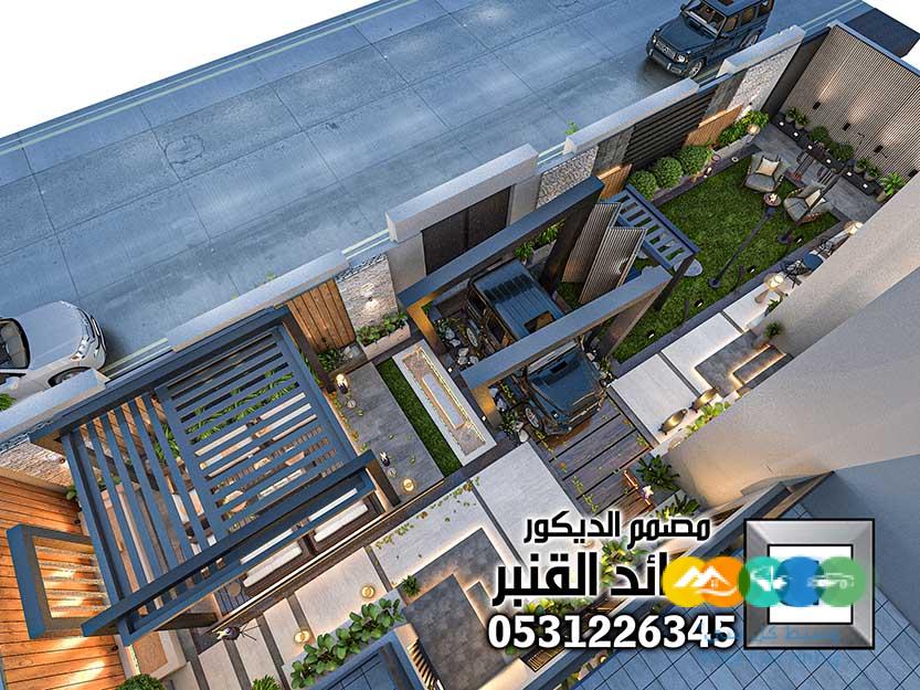 ترميم واجهة و حديقة فيلا في ام الحمام بالرياض
