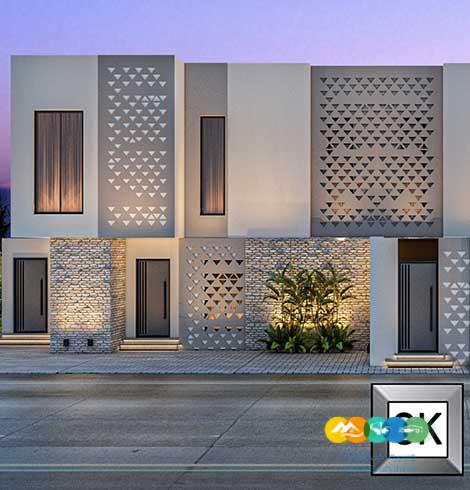 تاون هاوس حسب كود وادي حنيفة في الرياض