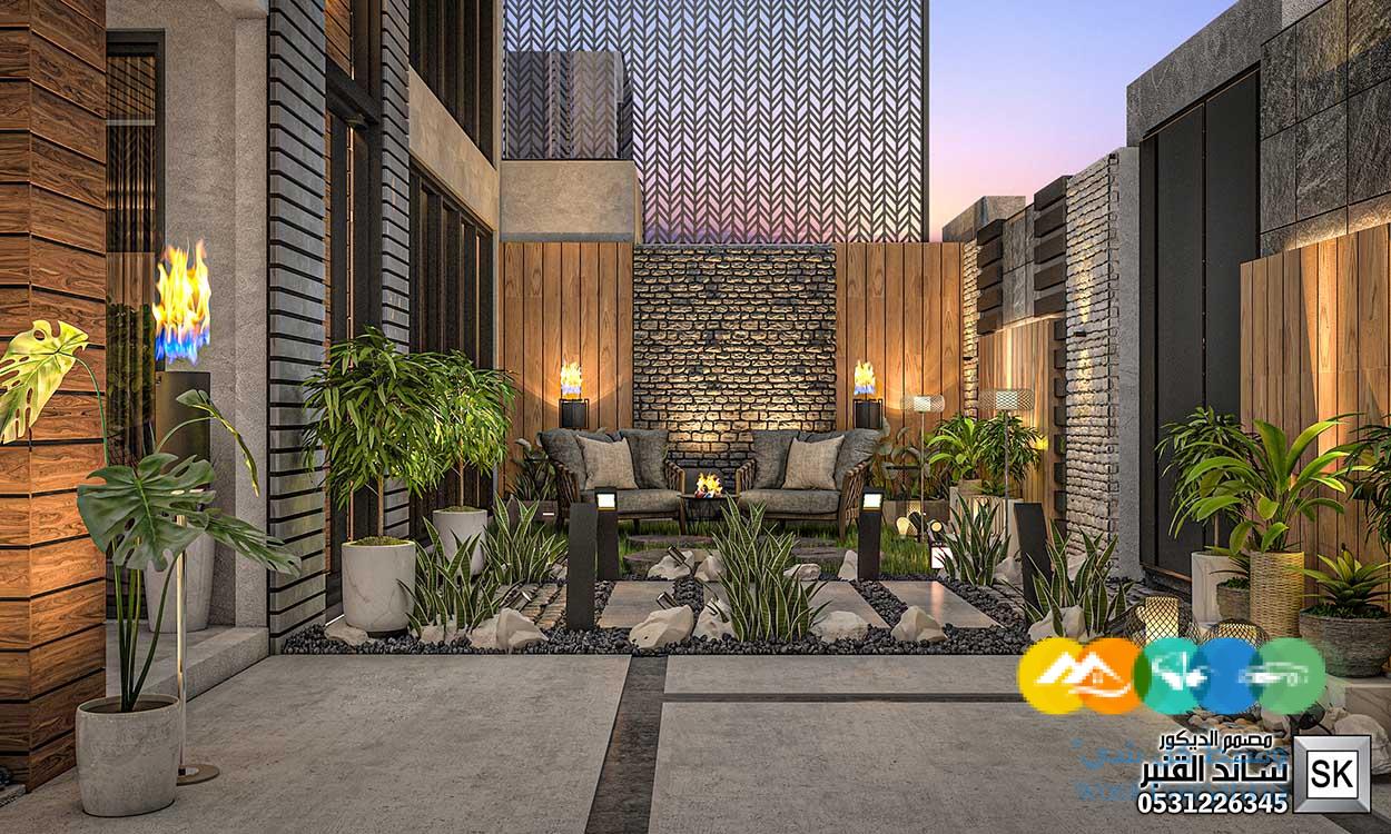 مصمم لاندسكيب منزلي محترف في الرياض