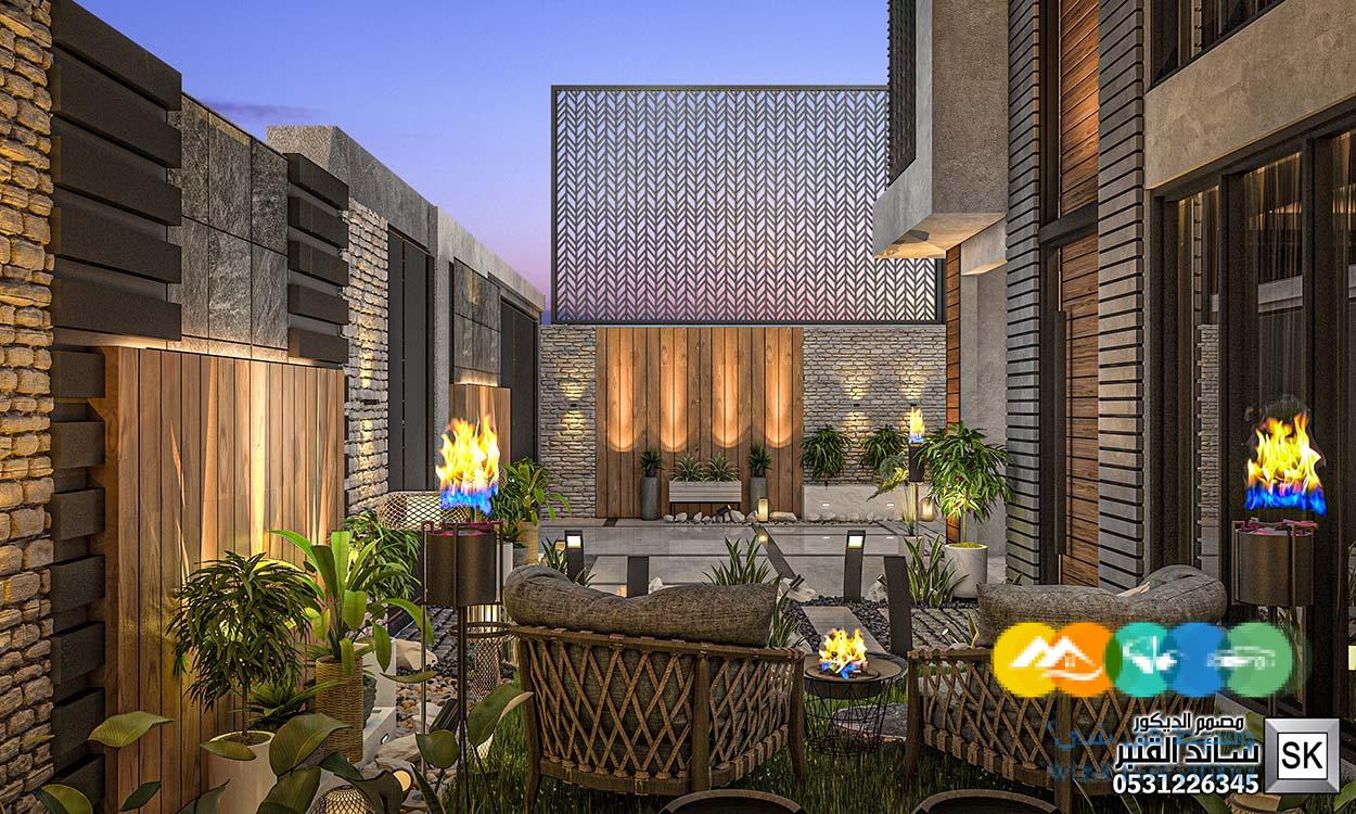 مصمم لاندسكيب منزلي محترف في الرياض