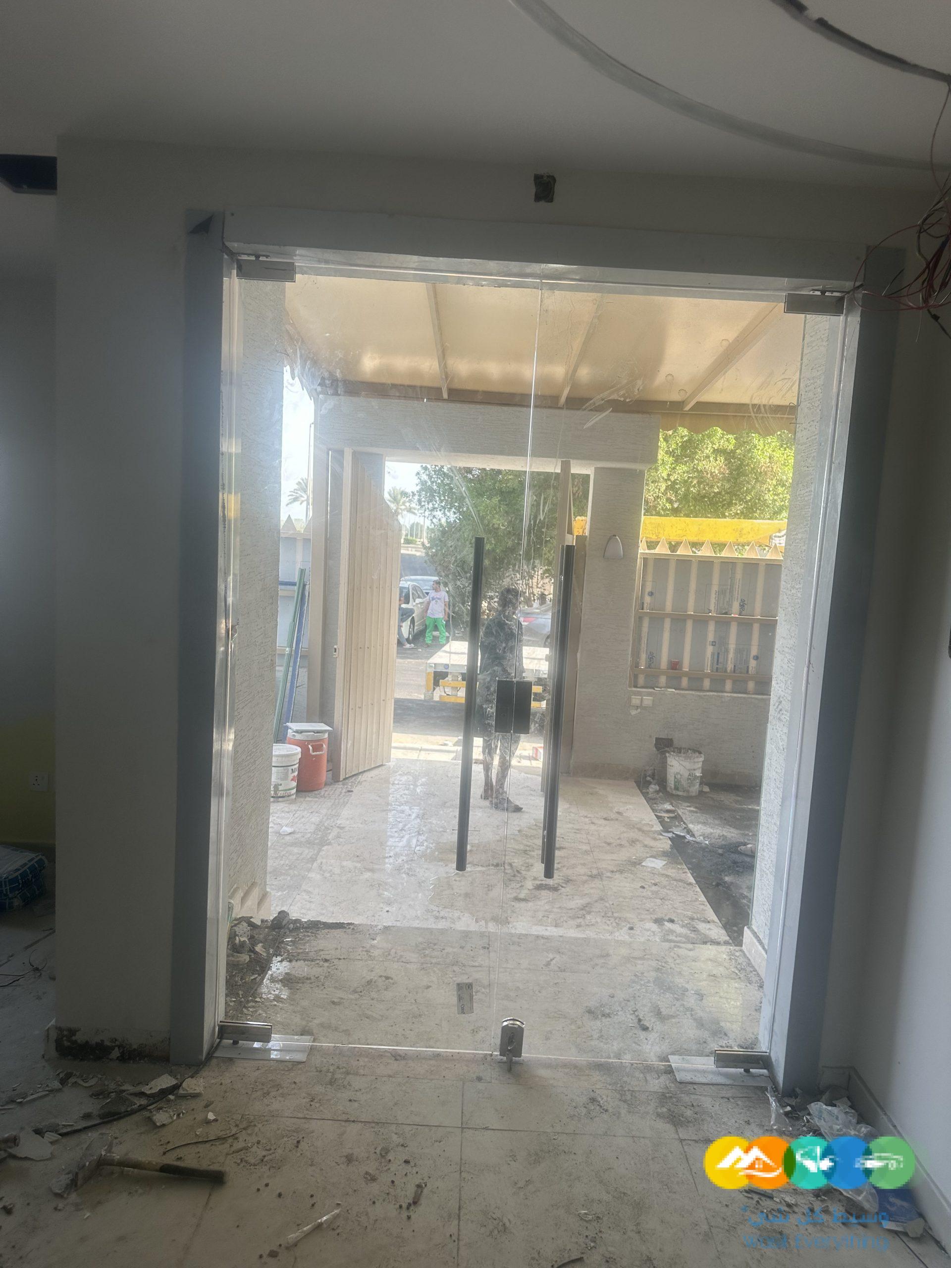 صيانة ابواب زجاج سكريت