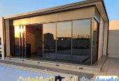 مجالس زجاجية خارجية في الرياض | تصميم وتنفيذ فخم 055103