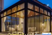مجالس زجاجية خارجية في الرياض | تصميم وتنفيذ فخم 055103
