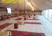 تأجير كنب جلد ابيض, جلسات مودرن ,بيوت شعر,خيام