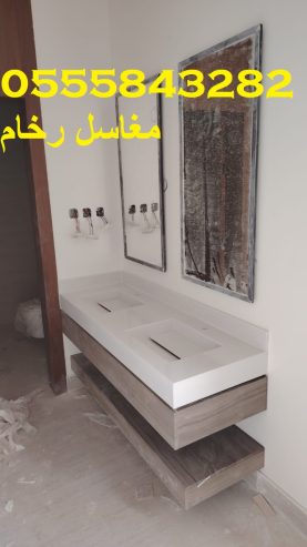 مغاسل رخام ، ديكورات مغاسل حمامات افضل صور مغاسل حمام