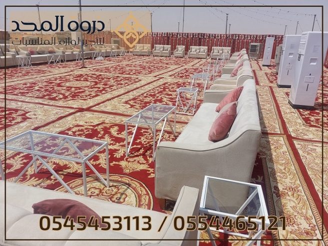 تأجير طاولات وكراسي,تاجير خيام شعبية,كراسى للايجار,لواز