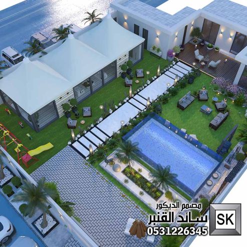 مصمم إستراحات محترف في الرياض