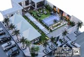 تصميم و تشطيب شاليهات و إستراحات فخمة في الرياض