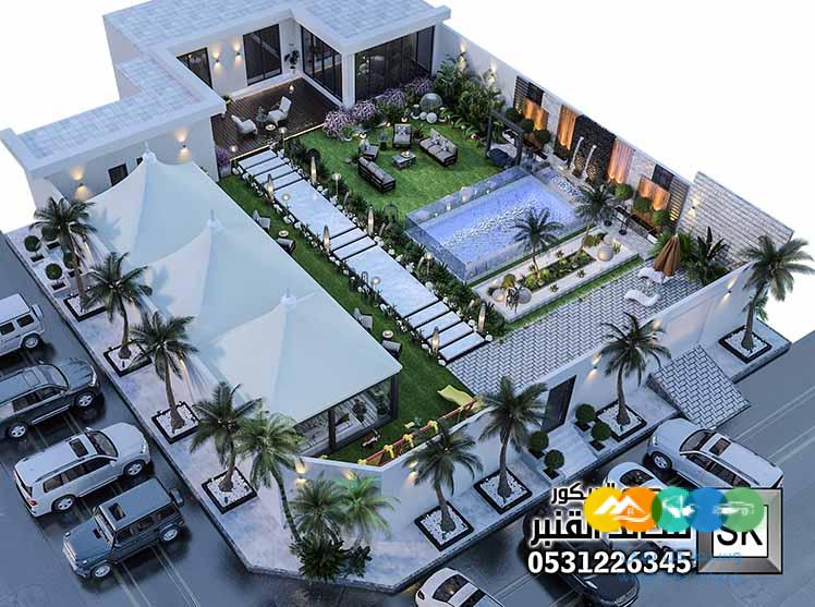 تصميم و تشطيب شاليهات و إستراحات فخمة في الرياض