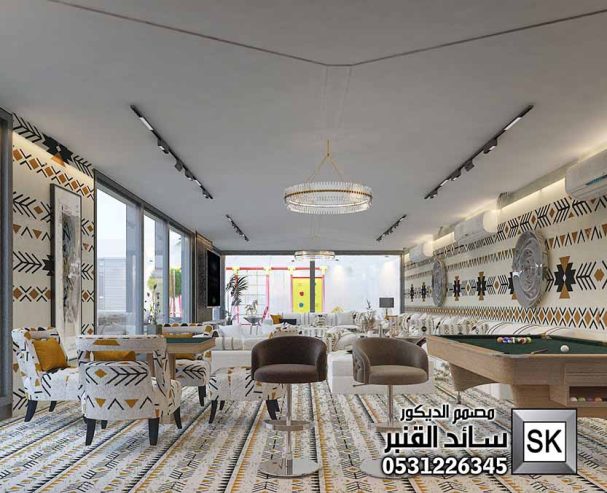 تصميم و تشطيب شاليهات و إستراحات فخمة في الرياض