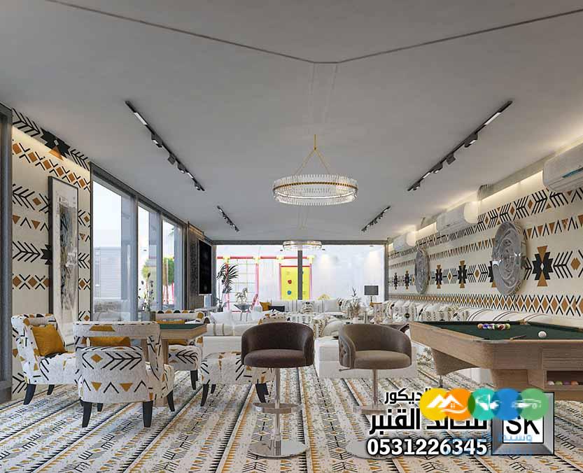 تصميم و تشطيب شاليهات و إستراحات فخمة في الرياض