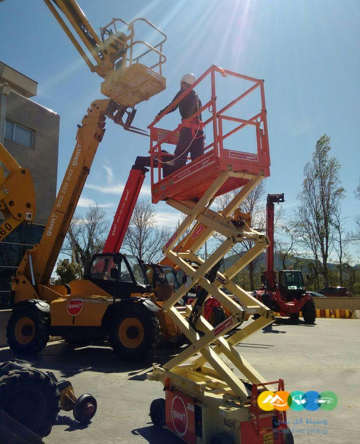سيزرلفت للايجار مانلفت للايجار رافعة عمال للايجار رافعة