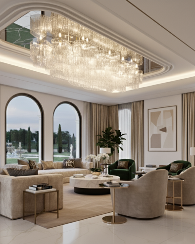 تصميم داخلي فاخر في دبي