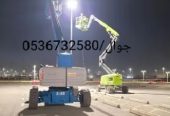 روافع شوكيه للايجار مان لفت للايجار سيزر لفت للايجار