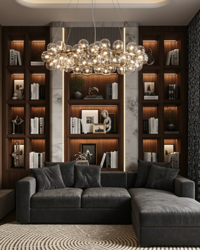 تصميم داخلي فاخر في دبي