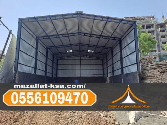 تصميم وبناء هناجر ومستودعات باستخدام سندويش بنل