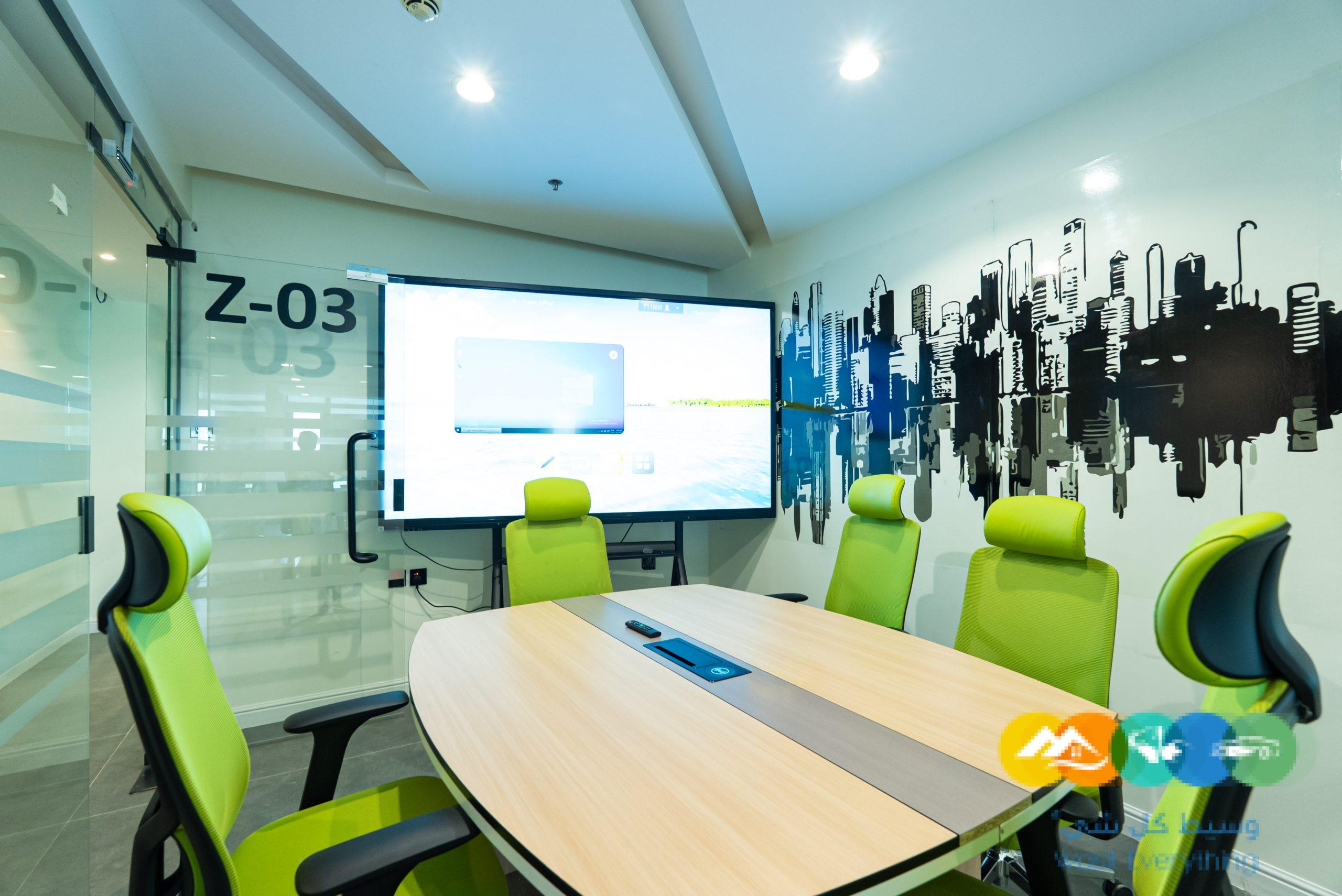 مكاتب مؤثثة للإيجار ، مستودعات ، مواقف