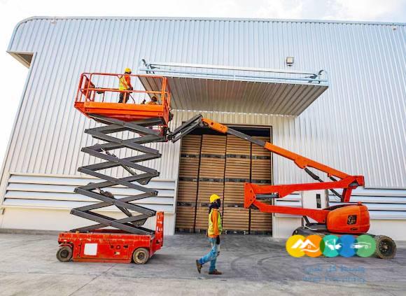 سيزر لفت scissor lifts للايجار 2025