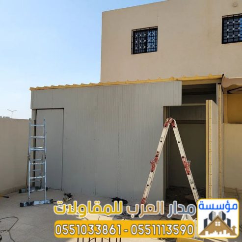 مقاول غرف ومجالس ساندوتش بانل في الرياض | تصميم وتنفيذ