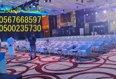 تأجير كنب جلد ابيض,مكيفات دولاب ,جلسات شعبية