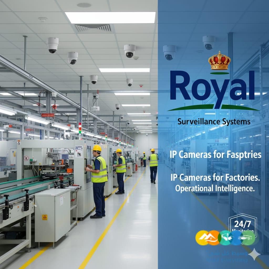 تركيب كاميرات مراقبة للمصانع