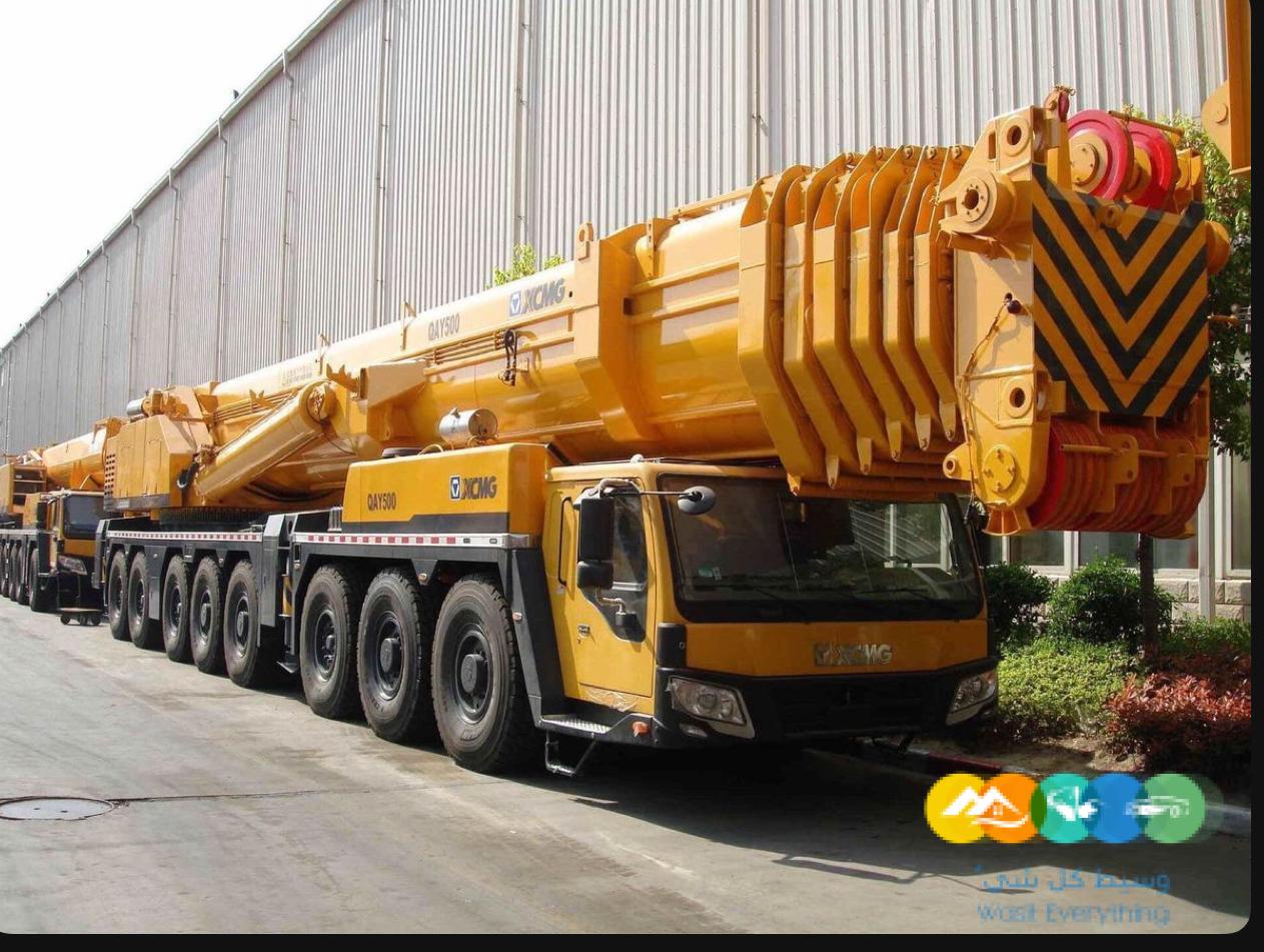 كرينات جميع الاحجام للايجار