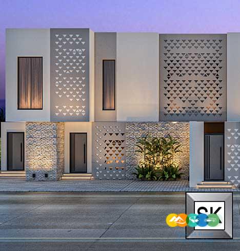 تاون هاوس حسب كود وادي حتيفة في الرياض