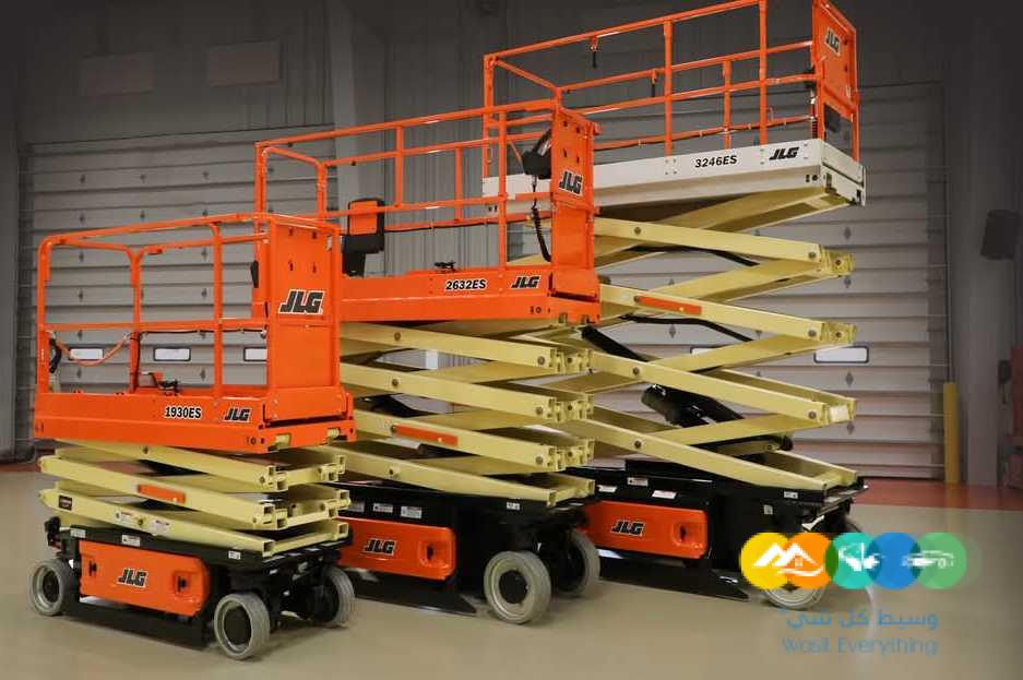 Scissor Lift rent from 6 m to 20 m in Riyadh