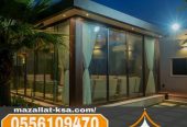 بناء غرف وملاحق زجاجية في الطائف والباحة – 0556109470