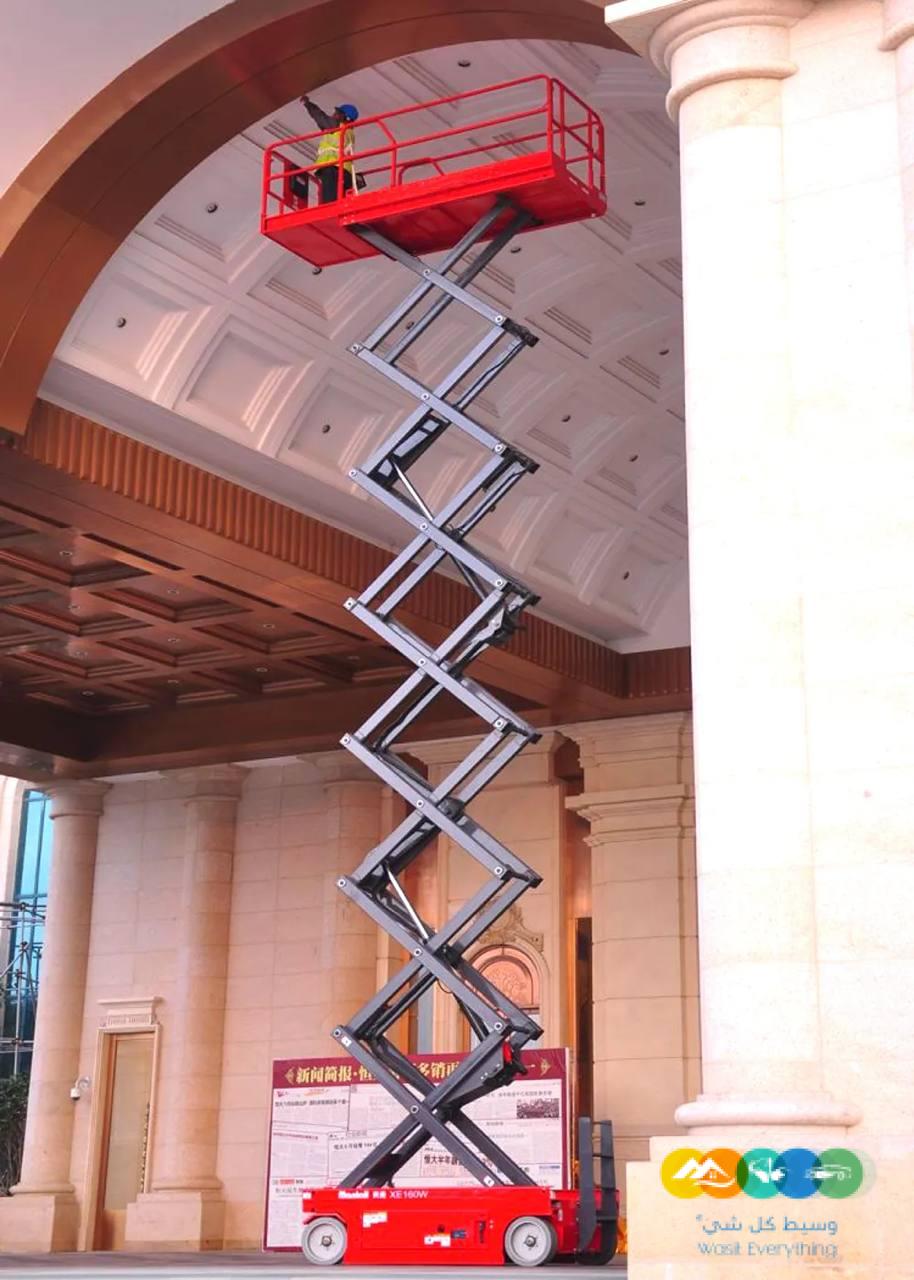 سيزرات لفت للايجار scissor lifts