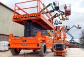 سيزر لفت للايجار scissor lifts All sizes For rent