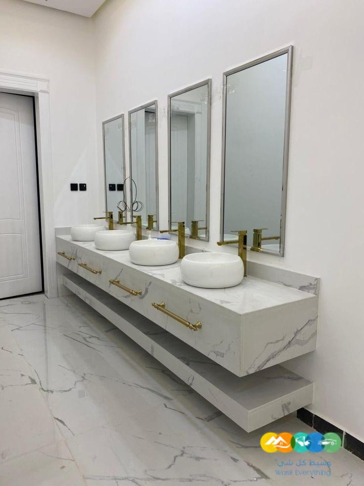 مغاسل رخام ، صور مغاسل حمامات امريكية جديدة