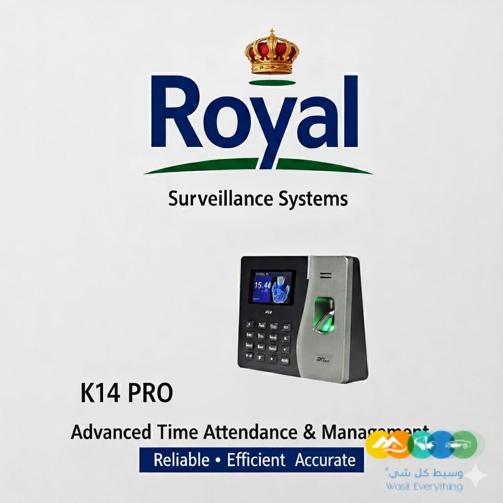 جهاز ZKTeco K14 Pro: إدارة حضور وانصراف بتقنية فائقة ⚙️