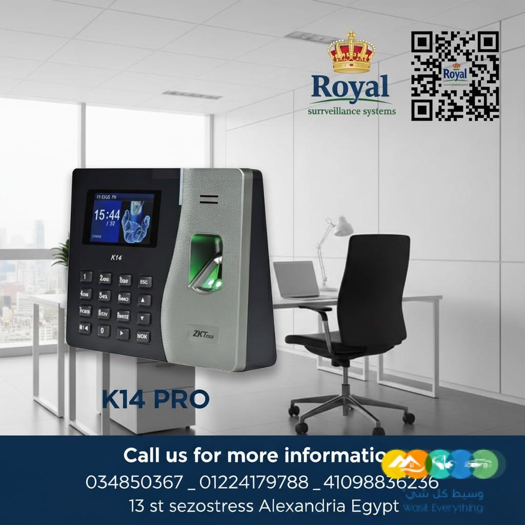 جهاز ZKTeco K14 Pro هو استثمارك الذكي نحو كفاءة أعلى