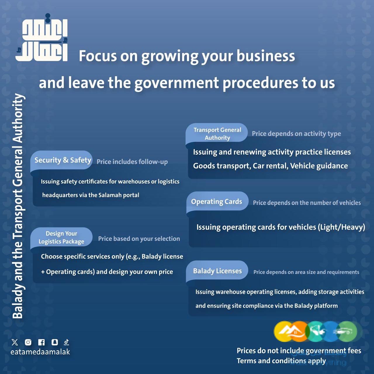 خدمات متنوعة