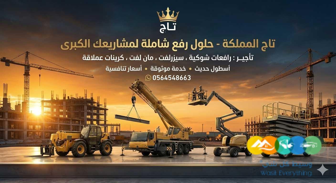 بوم لفت للإيجار في جدة الدمام الرياض boom lift for rent