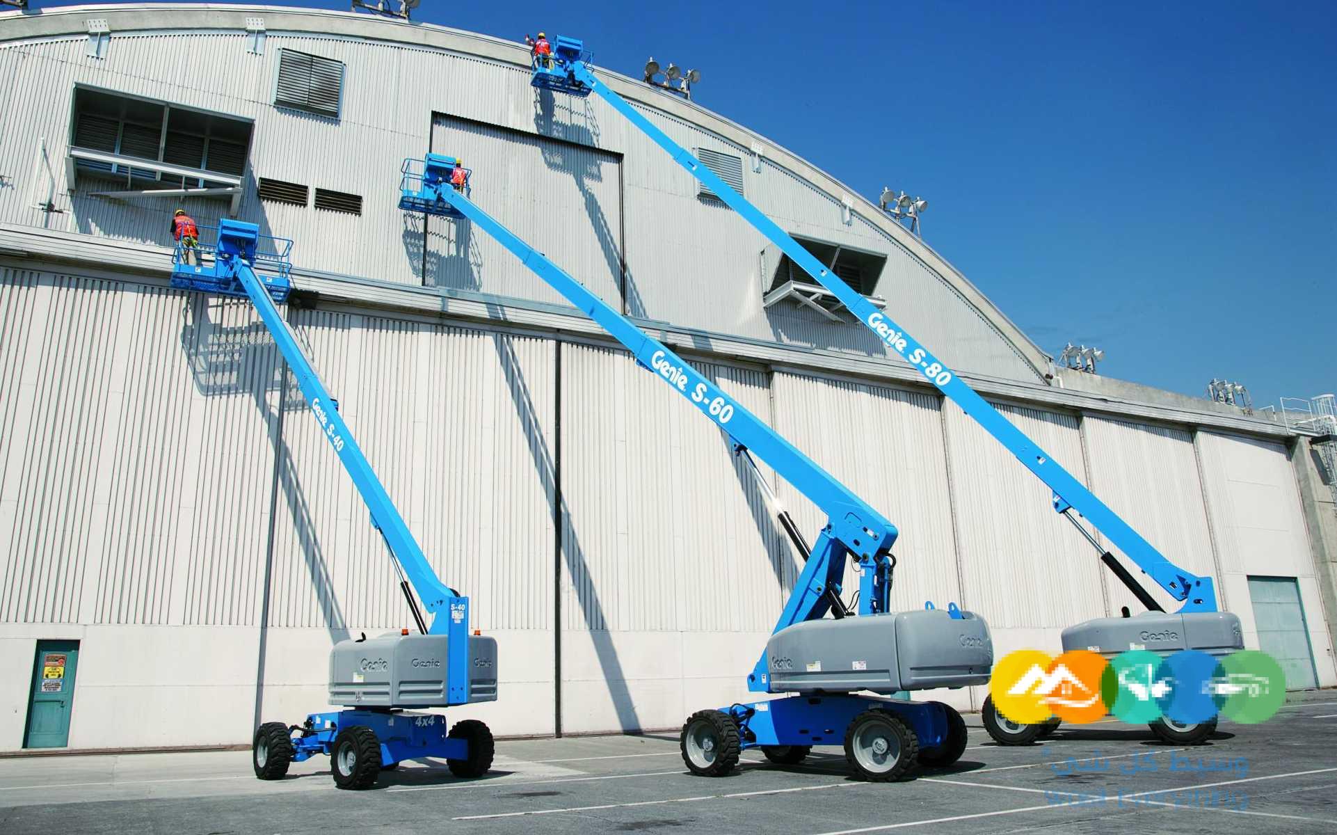بوم لفت للإيجار في جدة الدمام الرياض boom lift for rent